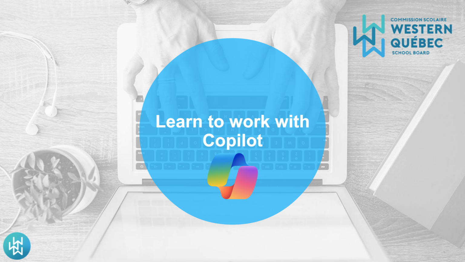 Learn to work with Copilot title slide